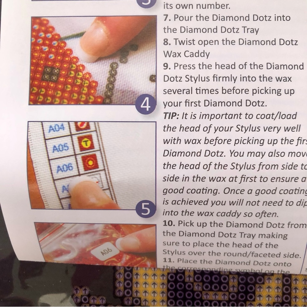 Hufflepuff Crest Diamond Art club Dotz Art fabric panel , instructions chart - Picture 9 of 9